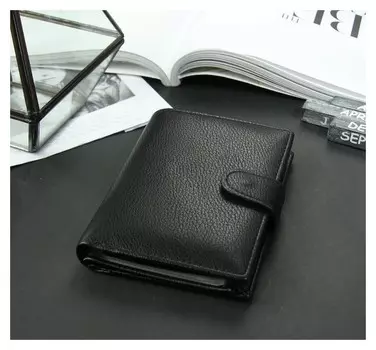 Портмоне мужское 3 в 1 для автодокументов и паспорта, 2 отдела, для карт, для монет Матовая текстура