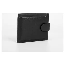 Портмоне мужское, отдел на магните, цвет чёрный