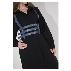 Портупея, цвет синий