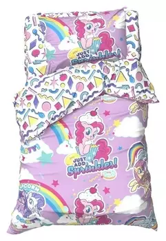 Постельное белье 1,5 сп "Candy Clash" Мой маленький пони 143*215 см, 150*214 см, 50*70 см -1 шт