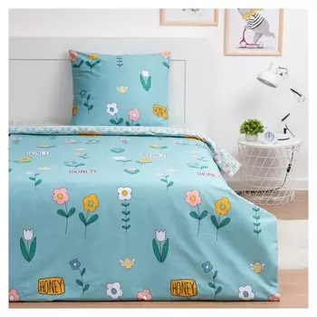 Постельное белье 1.5 сп "Lovelife" Honey, 143х215 см,150х214 см,70х70 см-1 шт. сатин