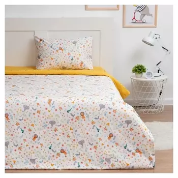 Постельное белье 1.5 сп "Lovelife" веселый зоопарк, 143х215 см,150х214 см,50х70 см-1 шт. сатин