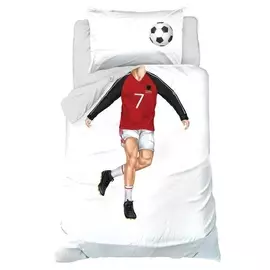 Постельное белье этель 1,5 сп «Футболист» 143х215 см, 150х214 см, 50х70 см -1 шт