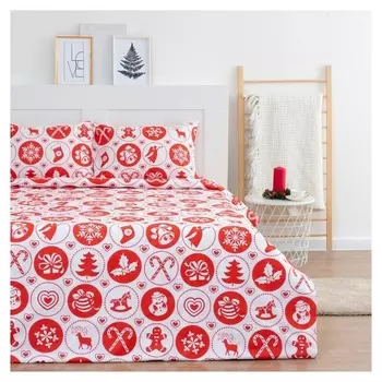Постельное белье Lovelife 1,5сп "New Year's Gifts" 143*215см,150*225см,50*70-2шт