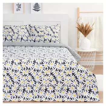 Постельное белье Lovelife 1,5сп «Ромашки» 143*215см,150*225см,50*70см-2шт.