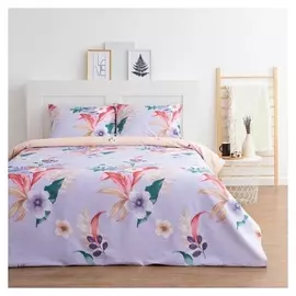 Постельное белье Lovelife евро «Тропические листья» 200*217см,240*225см,50*70см-2шт