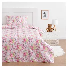Постельное бельё 1,5 сп экономь и Я «Нежные цветочки» 145х210, 150х210, 70х70 см-1 шт