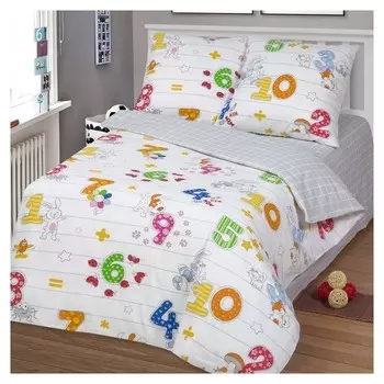 Постельное бельё 1,5 сп артпостель «Считалочка», 143х215, 150х214, 70х70см - 2шт