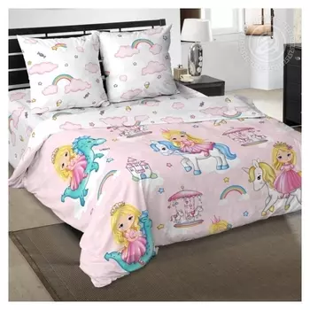 Постельное бельё 1,5сп артпостелька «Златовласка» 143х215, 150х214, 70х70см 2шт