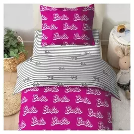 Постельное бельё 1,5сп Barbie фуксия 145х215, 150х215, 70х70 см-1шт