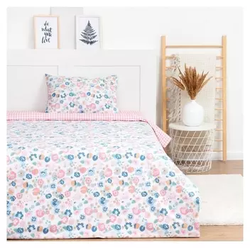 Постельное бельё 1.5сп Lovelife Happy 143х215 см,150х225 см,50х70 см-1 шт,125г/м2 сатин