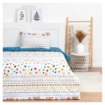 Постельное бельё 1.5сп Lovelife «Индейцы» 143х215 см,150х225 см,50х70 см-1 шт,125г/м2 сатин