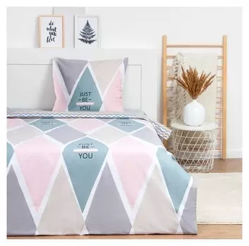 Постельное бельё 1.5сп Lovelife "You" 143х215 см,150х225 см,70х70 см-1 шт,125г/м2 сатин