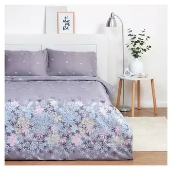 Постельное бельё 2 сп экономь и Я «Полевые цветы» 173х215см, 175х214см, 50х70см-2шт, 60 г/м2, микрофибра