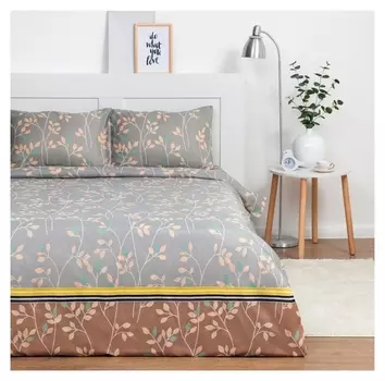 Постельное бельё 2 сп экономь и Я «Весенний лес» 173х215см, 175х214см, 50х70см-2 шт, 60 г/м2, микрофибра