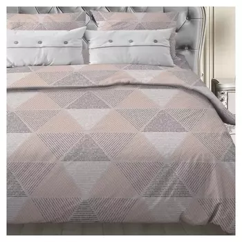 Постельное бельё 2 сп галактика, персик, 175х210 см, 175х210 см, 70х70 см 2шт, бязь, 105 г/м, 100% хлопок