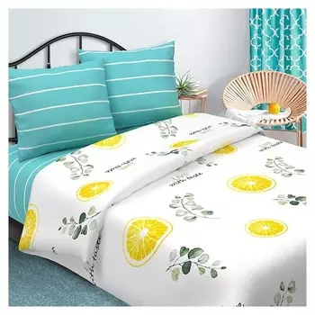 Постельное бельё 2сп традиция «Оранж» 175х217 см, 180х217 см, 70х70 см - 2 шт