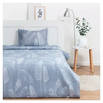 Постельное бельё экономь и Я 1, 5 сп «Ботаника» 143х215см, 145х214 см, 50х70см-1шт, 60 г/м2, микрофибра
