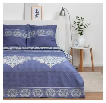 Постельное бельё экономь и Я 1,5 сп "Симфония" 147х215 см,150х215 см,70х70 см-2 шт, полисатин, 80 г/м²