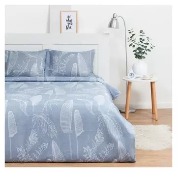 Постельное бельё экономь и Я 2 сп «Ботаника» 173х215 см, 175х214 см, 50х70см-2шт, 60 г/м2, микрофибра