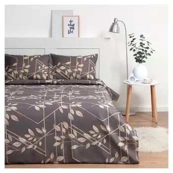 Постельное бельё экономь и Я 2 сп «Листопад» 173х215 см, 175х214 см, 50х70см-2шт, 60 г/м2, микрофибра