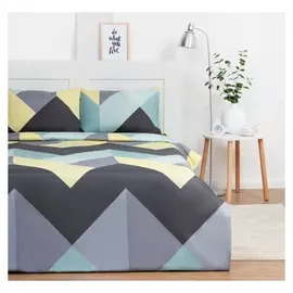 Постельное бельё экономь и Я дуэт «Геометрия» 143*215см-2 шт, 215*240см, 50*70см-2шт