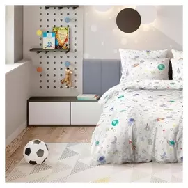 Постельное бельё детское «Ночь нежна» космонавт 140х110, 110х140, 40х60 см