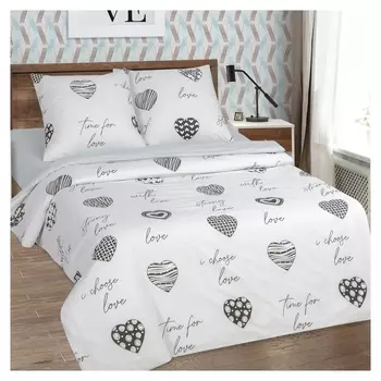 Постельное бельё евро артпостель «Про любовь», 200х217, 220х240, 70х70см - 2шт