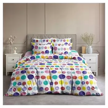 Постельное бельё евро ночь нежна стеклярус 220х200 см, 240х220 см, 70х70 см 2шт, поплин, 110г/м², 100% хлопок