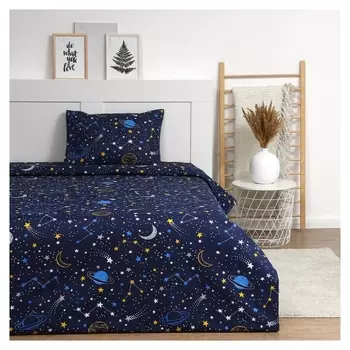 Постельное бельё "Lovelife" 1.5 сп 150х200 см, 150х210 см, 49х69 см -1 шт, 100% хлопок, бязь 120г/м2