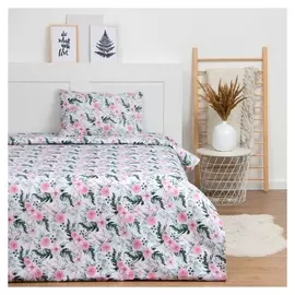 Постельное бельё Lovelife 1.5 сп «Цветы» 147х210, 150х215, 50х70 -1 шт, 100% хлопок, бязь 120 г/м2