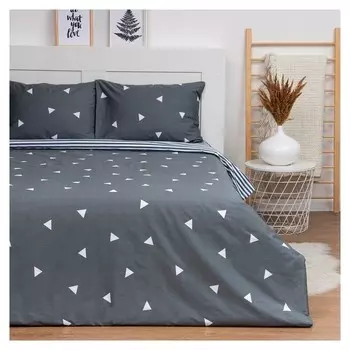 Постельное бельё Lovelife 1,5 сп «Геометрия» 143х215см, 150х225см, 50х70см-2шт