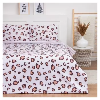 Постельное бельё Lovelife 1,5 сп «Леопард» 143х215см, 150х225см, 50х70см-2шт