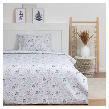 Постельное бельё Lovelife 1.5 сп «Лужайка» 147х210,150х215,50х70 -1 шт,100% хлопок, бязь 120 г/м2