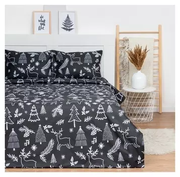 Постельное бельё Lovelife 1, 5сп «Лес» 143х215 см, 150х225 см, 50х70 см-2шт, 100%хлопок, сатин