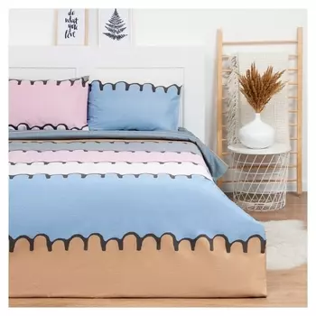 Постельное бельё Lovelife 1, 5сп Style 143х215см, 150х225см, 50х70см-2шт, 100%хлопок, сатин, 125г/м²