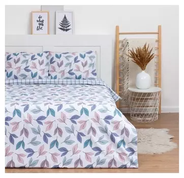 Постельное бельё Lovelife 2сп «Шелест листвы» 175х215 см, 200х225 см, 50х70 см-2шт,100%хлопок,сатин,125г/м