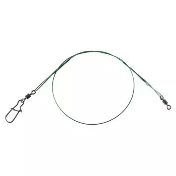 Поводки стальные 1x7 Lucky John Ssw, D=0.45 мм/6 кг/23 см, 2 шт.