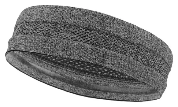 Повязка на голову, цвет серый