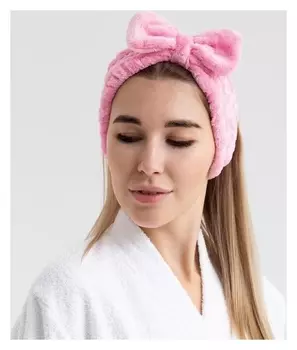 Повязка на голову «Этель» цвет розовый