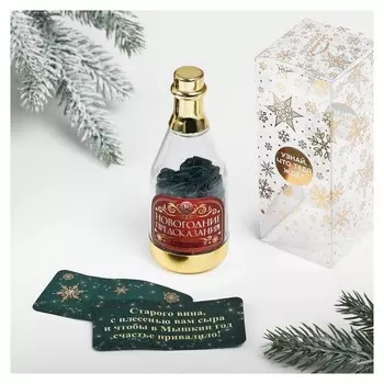 Пожелания в бутылке «Новогодние», 12х5см