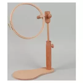 Пяльцы для вышивания, D = 21 см, с подставкой 45 см, цвет светлое дерево