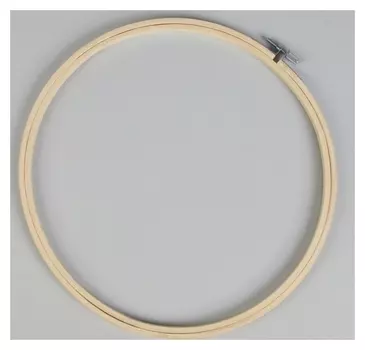 Пяльцы для вышивания, D = 26 см, цвет светлое дерево