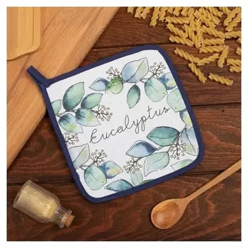 Прихватка "Flower Mood" 19х19 саржа,100% х/л,ватин 250г/м2