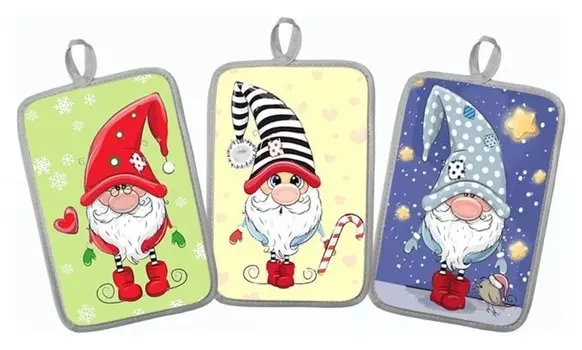 Прихватка Гномики 22х15 см