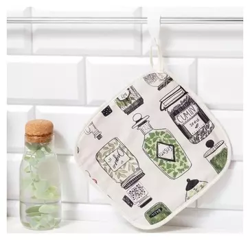 Прихватка "Этель" Kitchenware 19х19см,100% х/л, саржа 190 г/м2