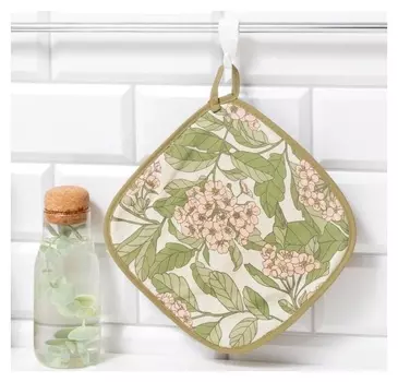 Прихватка "Этель" Spring Garden 19х19см,100% х/л, саржа 190 г/м2