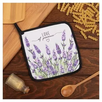 Прихватка "Lavender" 19х19 саржа,100% х/л,ватин 250г/м2