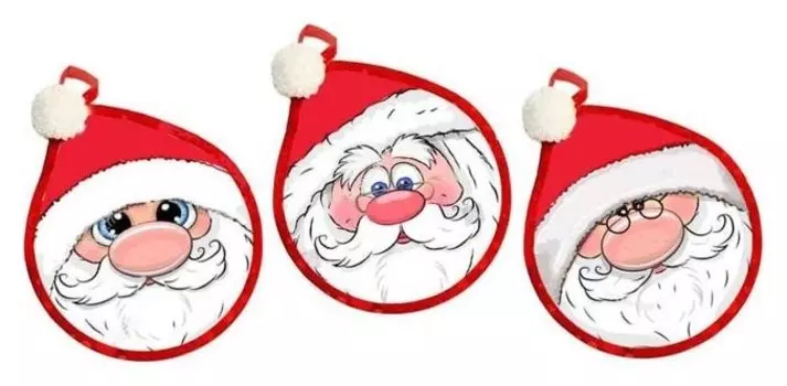 Прихватка овальная Дед мороз 16х18 см, поролон, пэ 100%