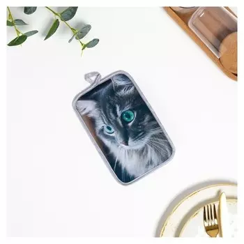 Прихватка прямоугольная, размер 22х14 см, поролон, 100% полиэстер